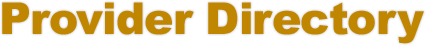 Provider Directory: Find a Therapist or Treatment Center